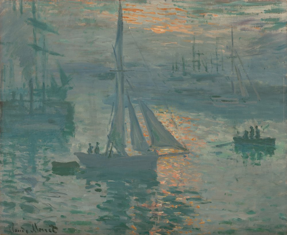 Claude Monet - Sunrise  - (
